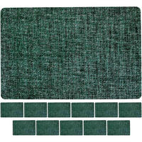 TISCHSETS Linen Grün 44 x 29 cm 12er Set - Grün, Kunststoff (43.5/28.5/0.1cm) - Ritzenhoff Breker