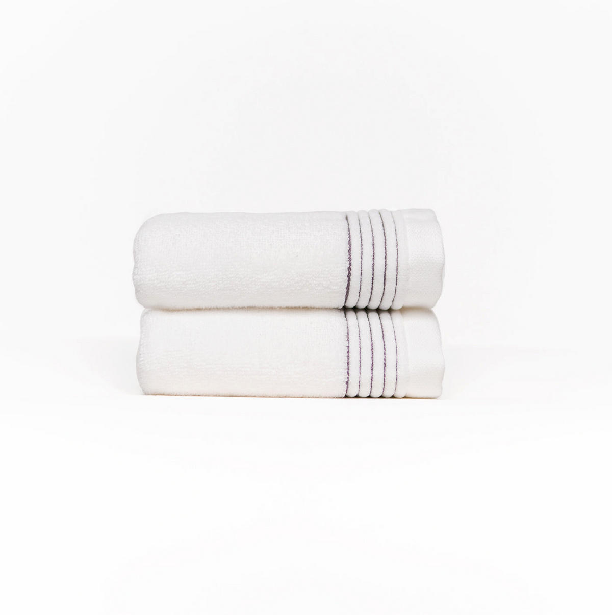 GÄSTETUCH Pure Elegance 2er Set, 33x50cm, Baumwolle, Weiß - Weiß, Textil (33/50cm) - SOWL