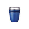 LUNCHPOT Ellipse Vivid Blue ø 10.7 cm - Blau, Kunststoff (10.7/15.1/10.7cm) - Mepal
