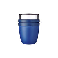 LUNCHPOT Ellipse Vivid Blue ø 10.7 cm - Blau, Kunststoff (10.7/15.1/10.7cm) - Mepal