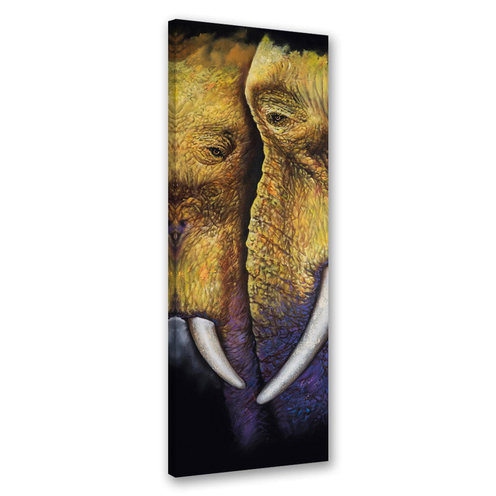 KUNSTDRUCK Braun 50/150 cm - Braun, Textil (50/150cm) - KUNSTLOFT