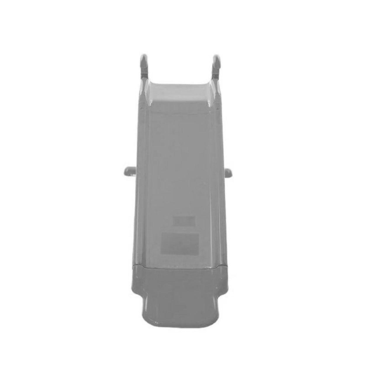RUTSCHE 141 cm grau Länge 141 cm, Breite 63 cm, Höhe 78,5 cm outdoor indoor - Grau, Kunststoff (63/78/141cm) - Chipolino