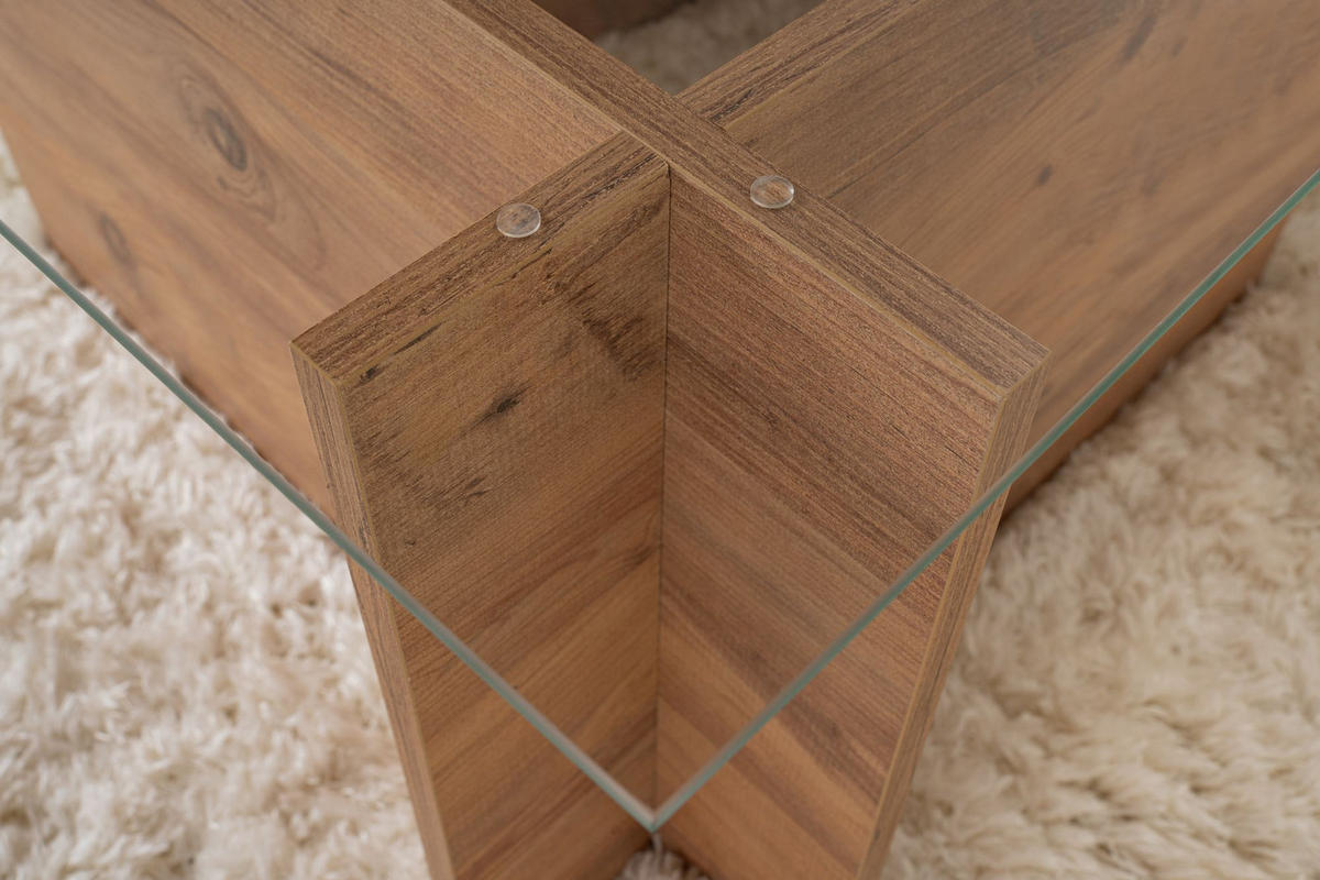 COUCHTISCH vetrino Braun - Braun, Holz (105/65/40cm) - Habitat Garten