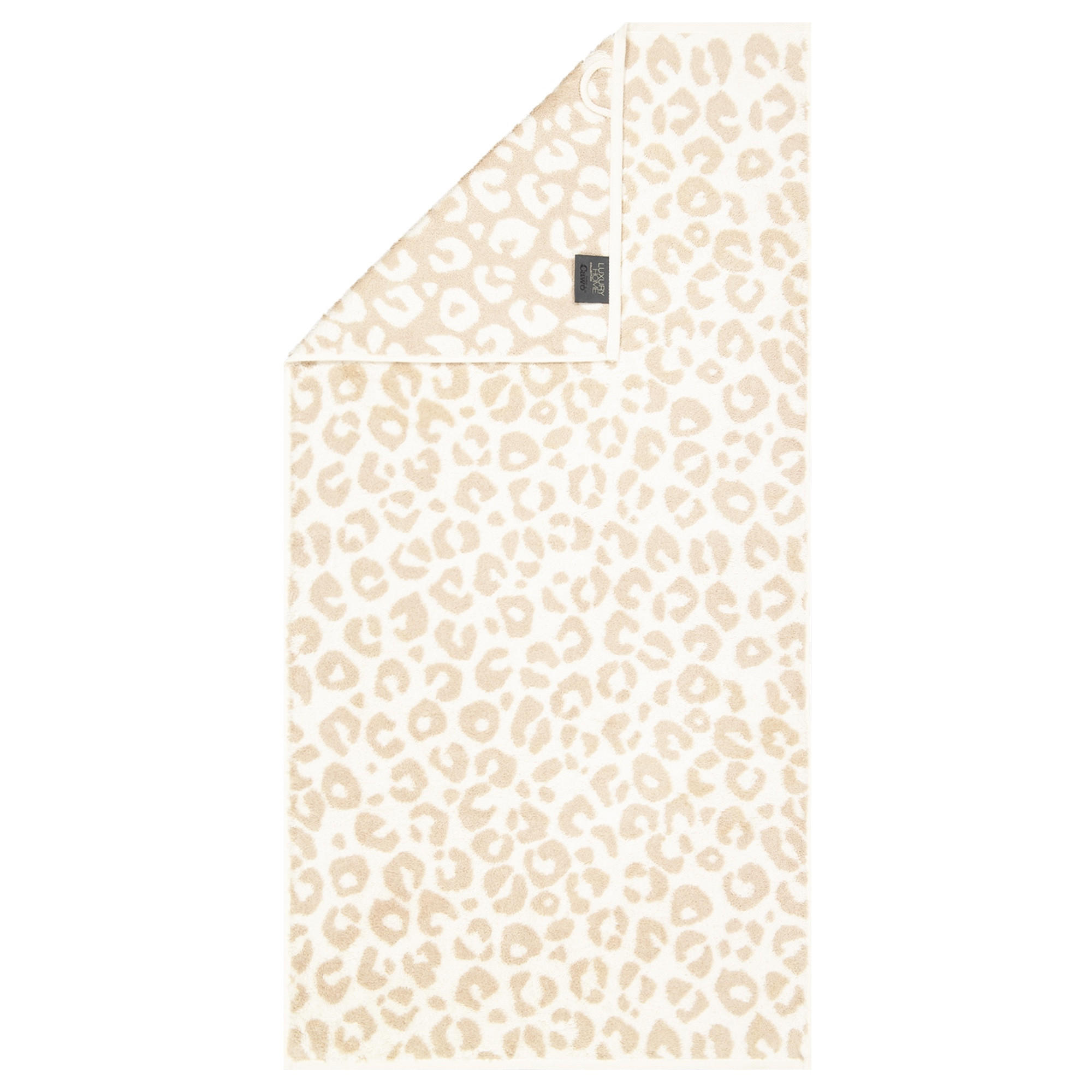 HANDTUCH TWO-TONE LEO 540 NATUR - 36 - Beige, Textil (50/100cm) - Cawoe