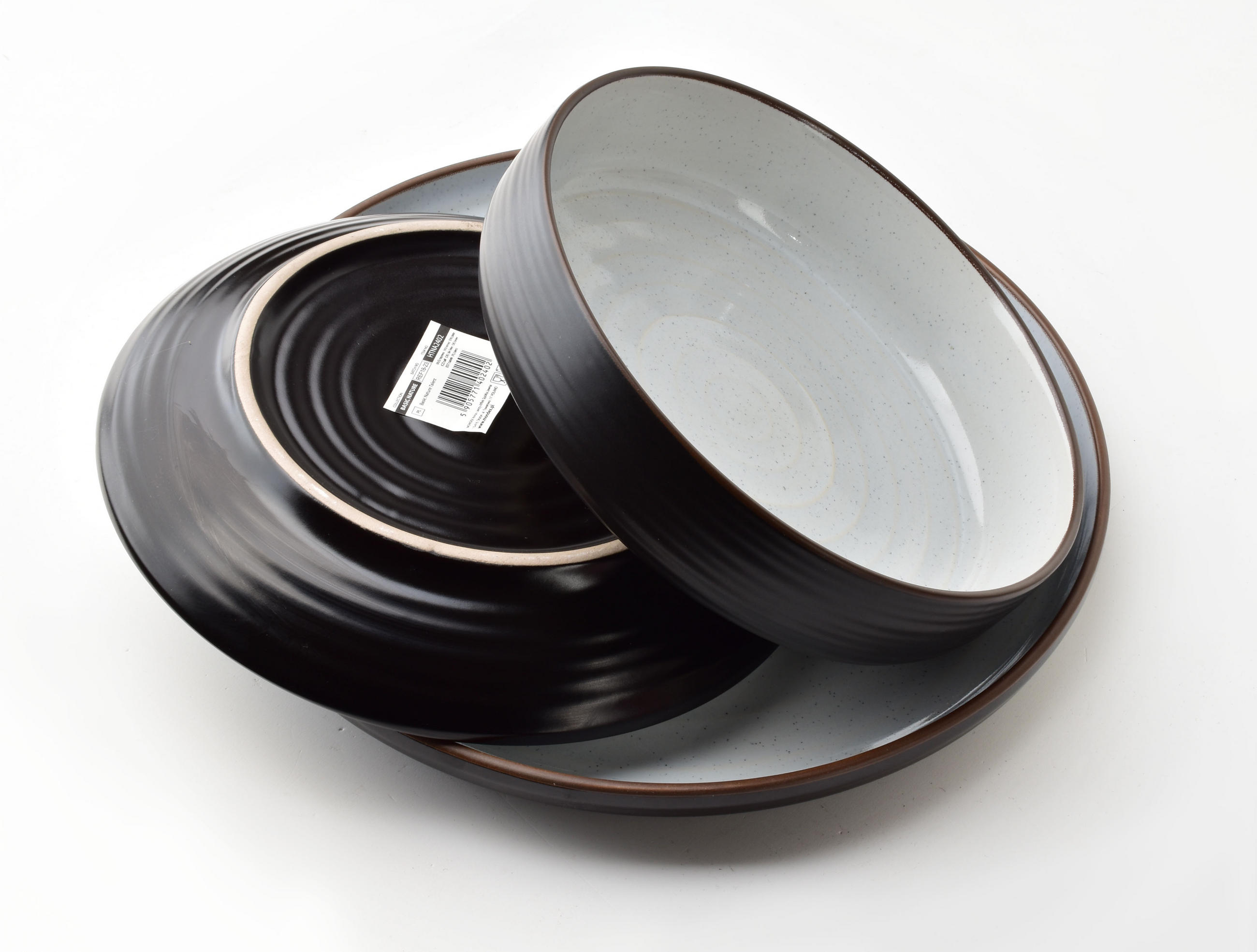 TELLER Basic Nature Grau 27/27/3 cm Keramik - Grau, Keramik (27cm) - Mondex