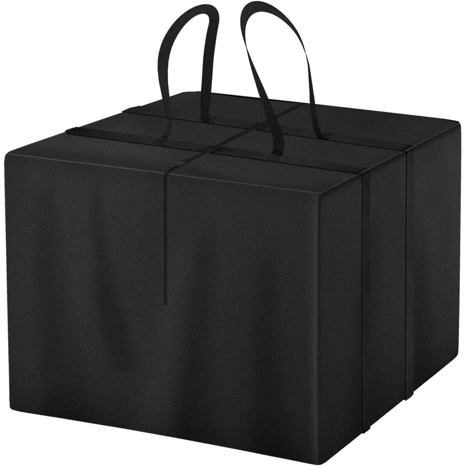 AUFLAGENTASCHE 80 x 80 x 60 cm Wasserdicht Oxford 600D - Schwarz, Textil (80/60/59.9cm)