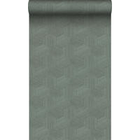 TAPETE 3D-Muster 50 x 900 cm - Grün, Papier (50/900cm) - Origin Wallcoverings