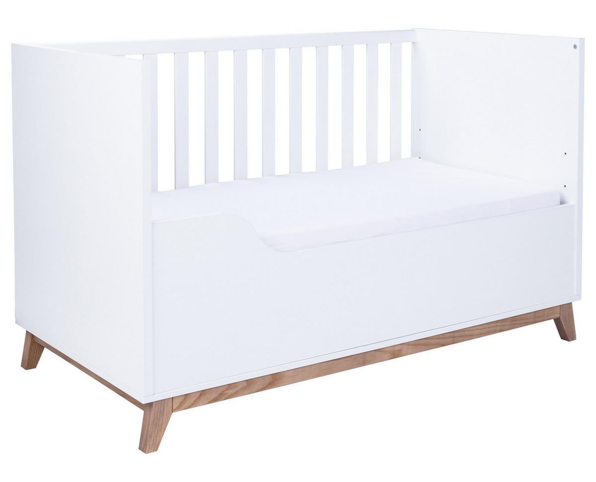 UMBAUSEITE für Babybett Lina 70 x 140 cm - Weiß, Holzwerkstoff (139/39/2cm) - arthur berndt