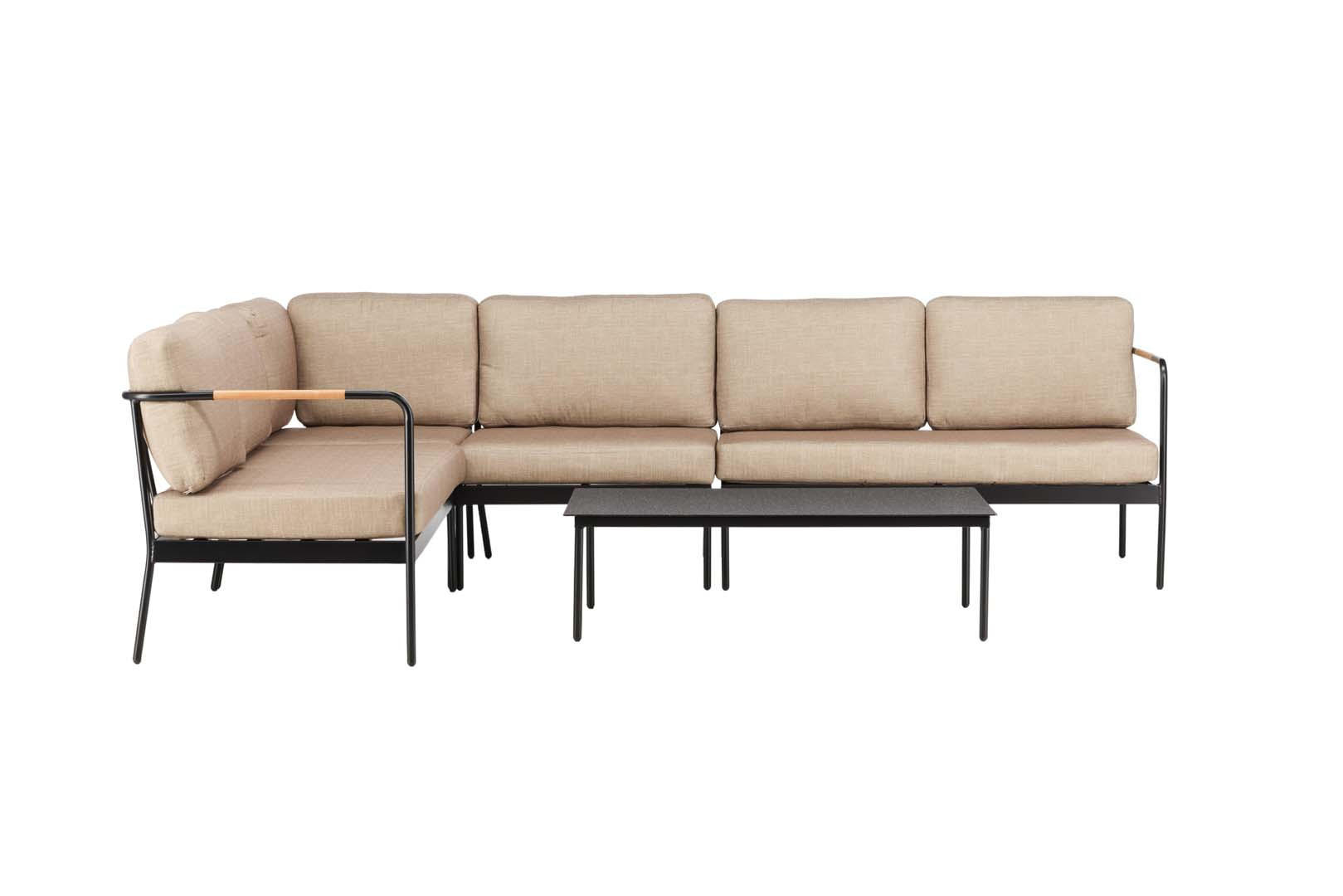 LOUNGE-SET beige - Beige, Holzwerkstoff - ebuy24