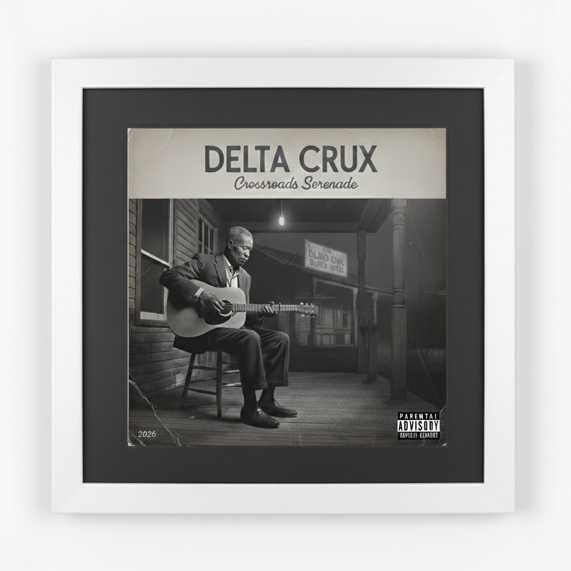 SCHALLPLATTEN RAHMEN 40/40 für das Cover - Weiß, Holz (40/40cm) - K-Möbel