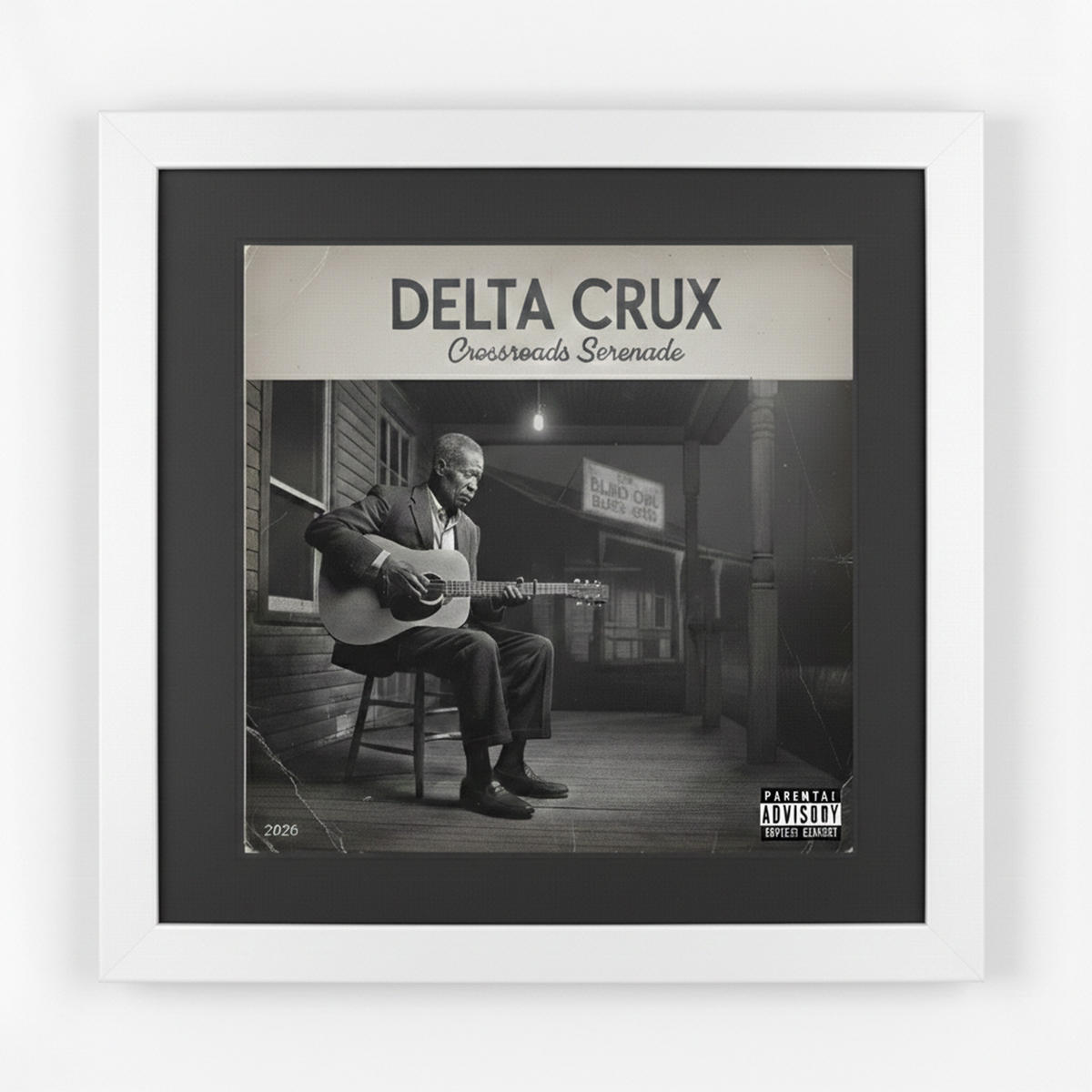 SCHALLPLATTEN RAHMEN 40/40 für das Cover - Weiß, Holz (40/40cm) - K-Möbel