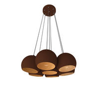 HÄNGELEUCHTE - Goldfarben, Metall (25/25/20cm) - Lumicom