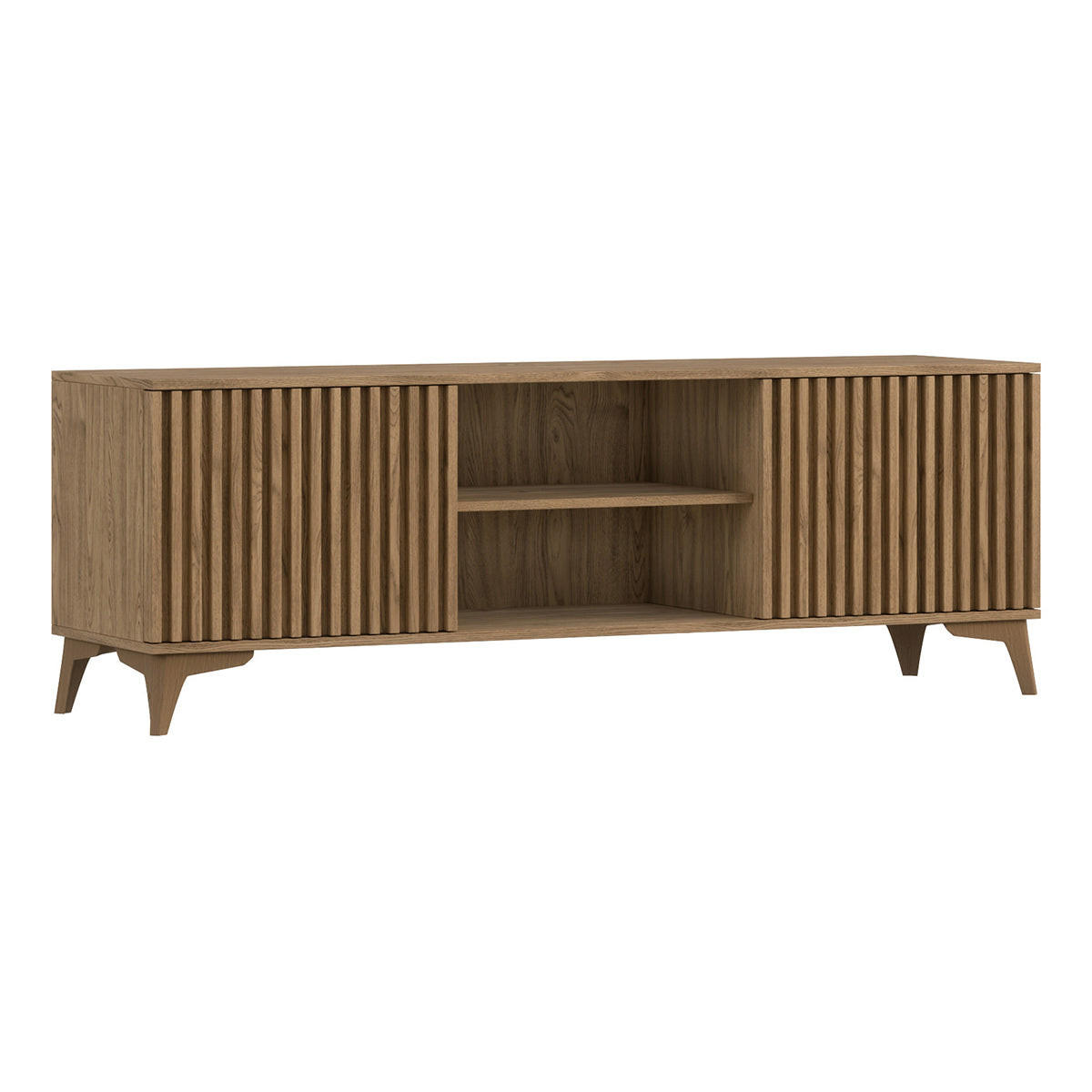 TV STOLÍK Esteban Drevo - hnedá, kompozitné drevo (150/52/40cm) - Petits-meubles