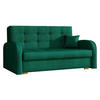 SCHLAFSOFA Viva Gold III - Smaragdgrün/Braun, Holz/Textil (153/85/98cm) - MIRJAN24