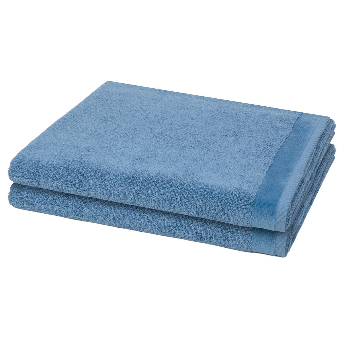 DUSCHTUCH Premium 2er-Set - Blau, Textil (80/150cm) - MÖVE