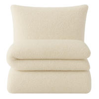 WINTER-BETTWÄSCHE 135x200 Teddy Fleece Warmer Plüsch Bettbezug Kuschelig - Creme - Creme, Textil (135/200cm) - Carpe Sonno