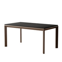 AUSZIEHTISCH FARO 180-270/90/76 cm, Schwarz / Braun - Schwarz/Braun, Holzwerkstoff/Metall (90/180/76cm) - Idohome