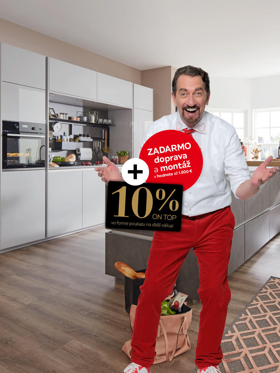 zľava 55 % + 10 % on top na plánované kuchyne