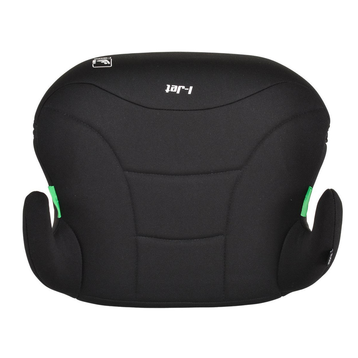 SITZERHÖHUNG i-Jet schwarz (125-150cm) Gruppe 3, Getränkehalter Isofix - Schwarz, Kunststoff (37/19/42cm) - Moni
