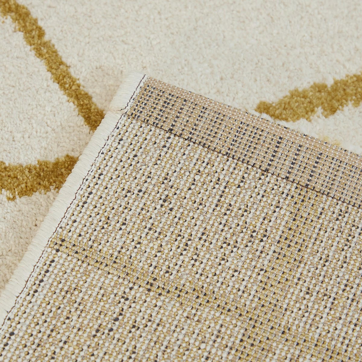 TEPPICH Designer weich gelb gelb - Gelb, Textil (120/170cm) - AFK Living