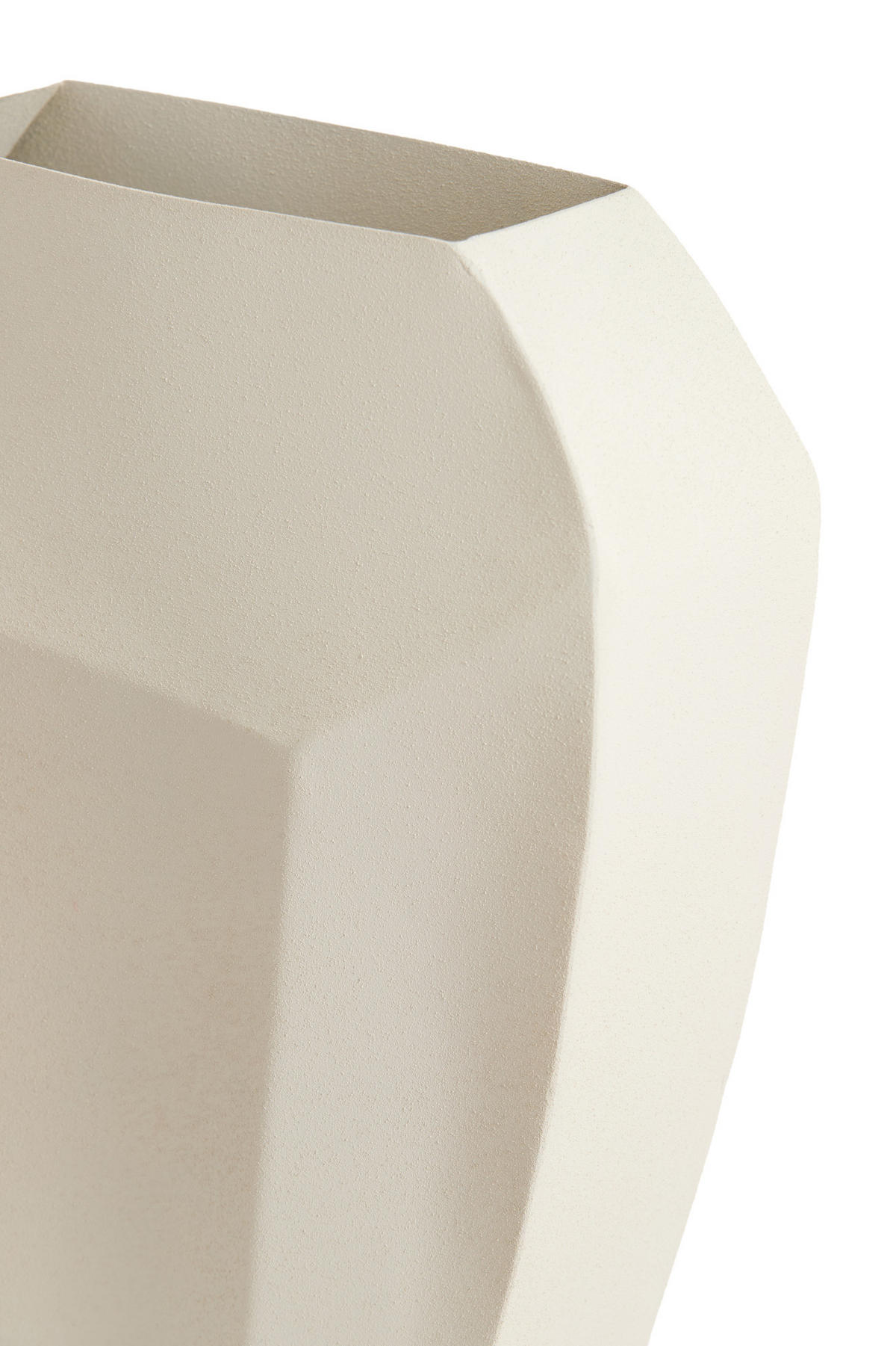 VASE Cordoba Weiß 30/13/45 cm - Weiß, Metall (45cm) - Light & Living