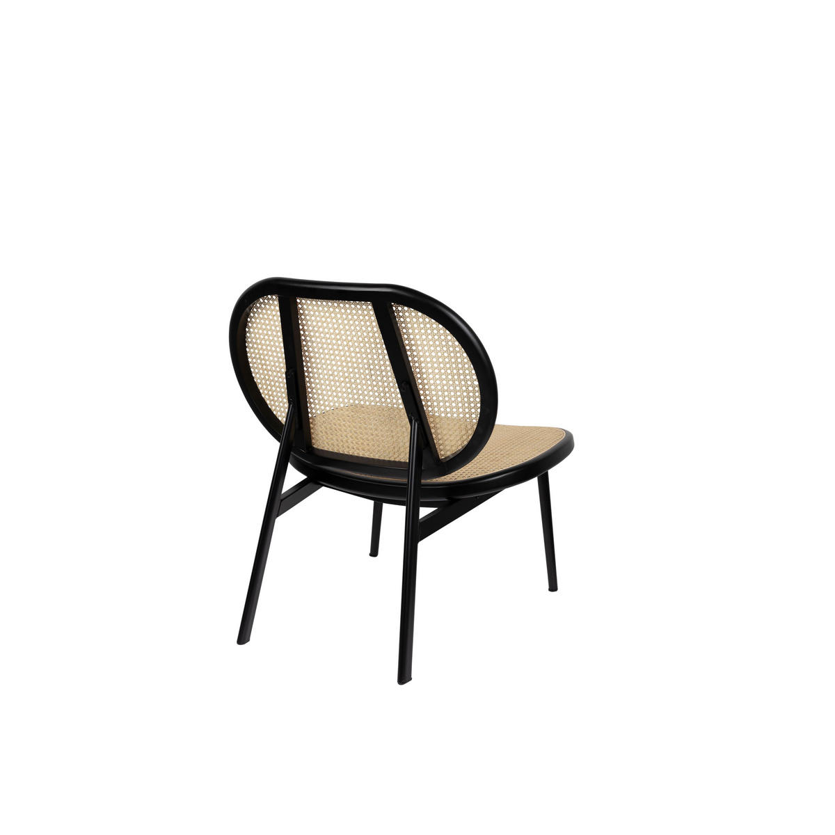 SESSEL Spike Natural - Schwarz, Textil (78.6/84.1/70cm) - Zuiver