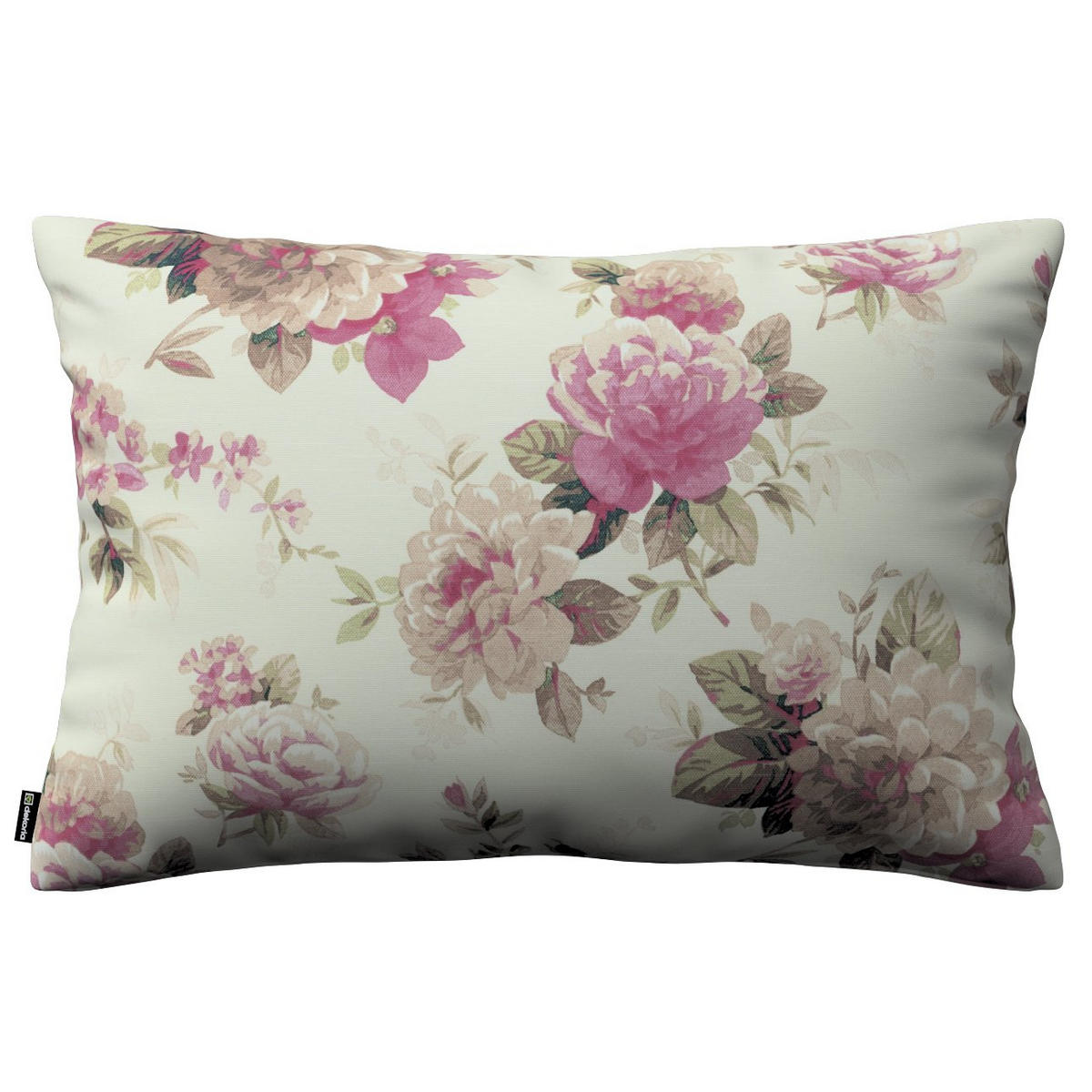 KISSENHÜLLE Mirella beige und rosa, 60x40cm - Rosa, Textil (60/40cm) - Dekoria