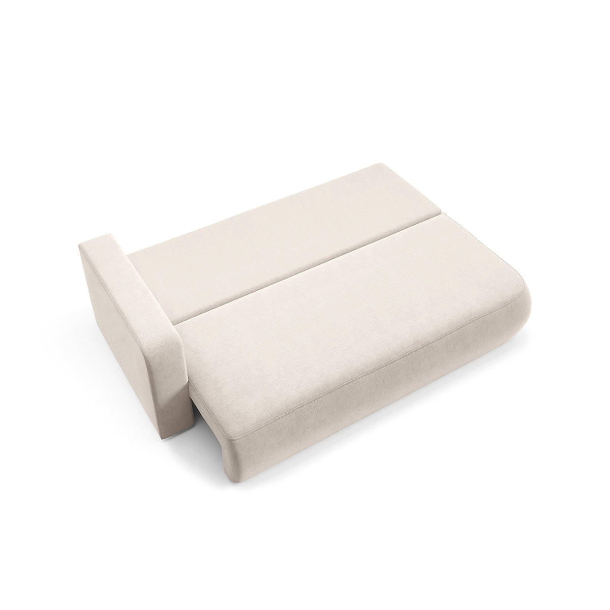 SOFA Antonio 3 Sitzplätze Hellgrau - Beige, Holz (228/82/106cm) - Petits-meubles