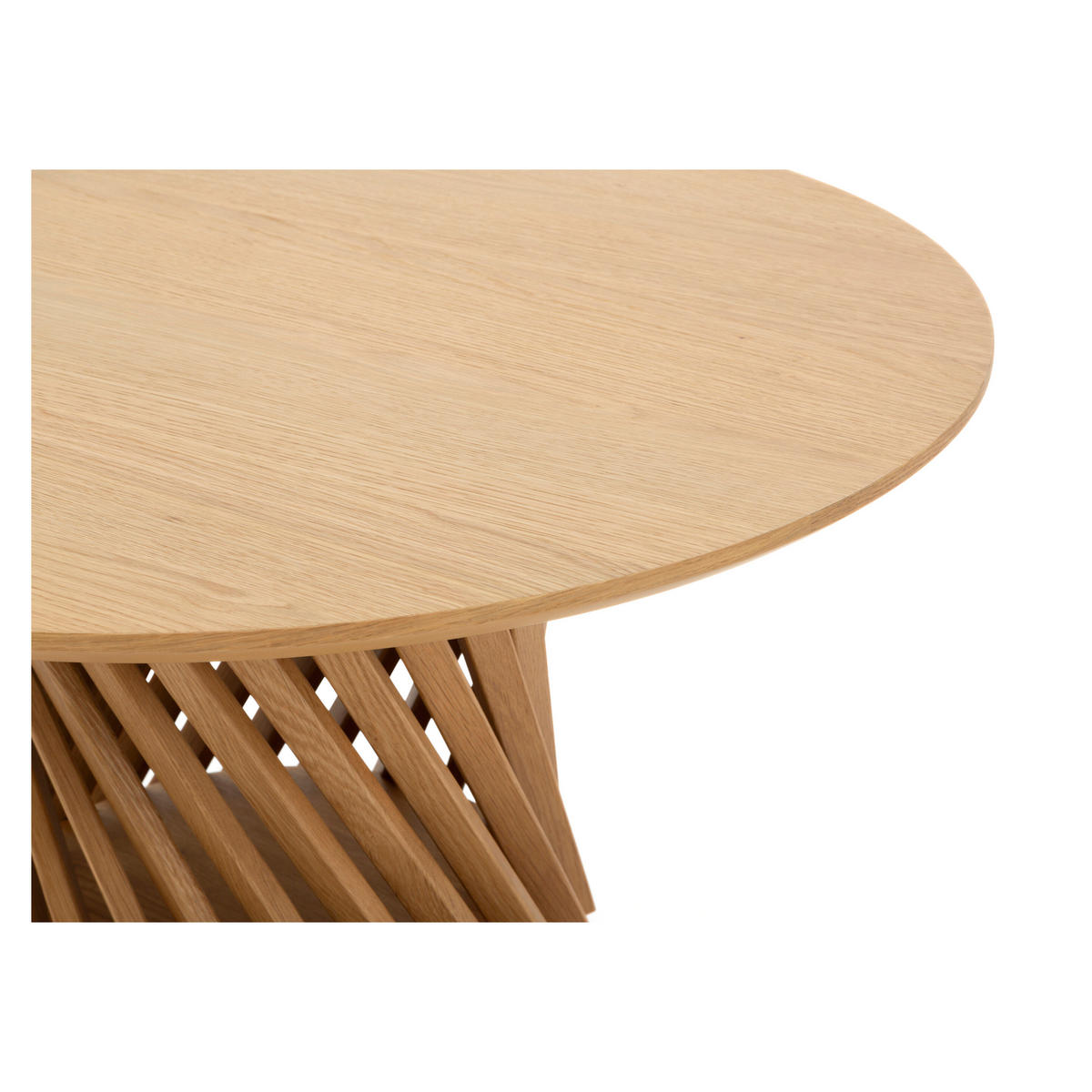 COUCHTISCH Emma, Natur Massiveiche - Beige, Holz (80/80/40cm) - WOODEK