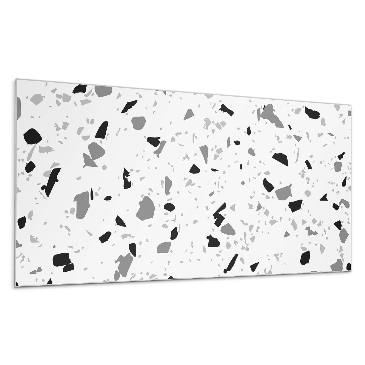 WANDPANEEL 100x50 cm selbstklebend Granilla - Weiß, Kunststoff (50/1.6/100cm) - Wallfluent