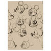 POSTER Disney - Mickey Mouse Vintage Drawing No. 01 - Braun, Papier (30/40/0.1cm) - Poster&Frame