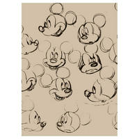 POSTER Disney - Mickey Mouse Vintage Drawing No. 01 - Braun, Papier (30/40/0.1cm) - Poster&Frame
