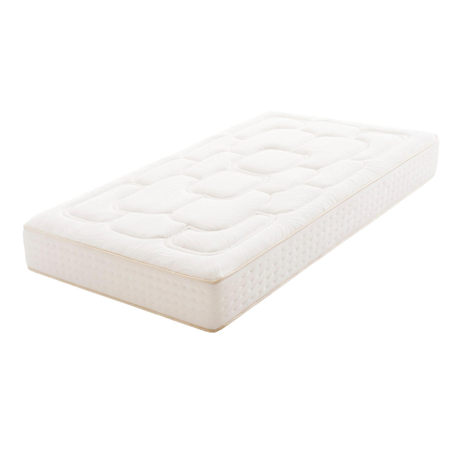 MATRATZE Regal Supreme - 90X190, 30cm - Weiß, Textil (90/190cm) - Moonia