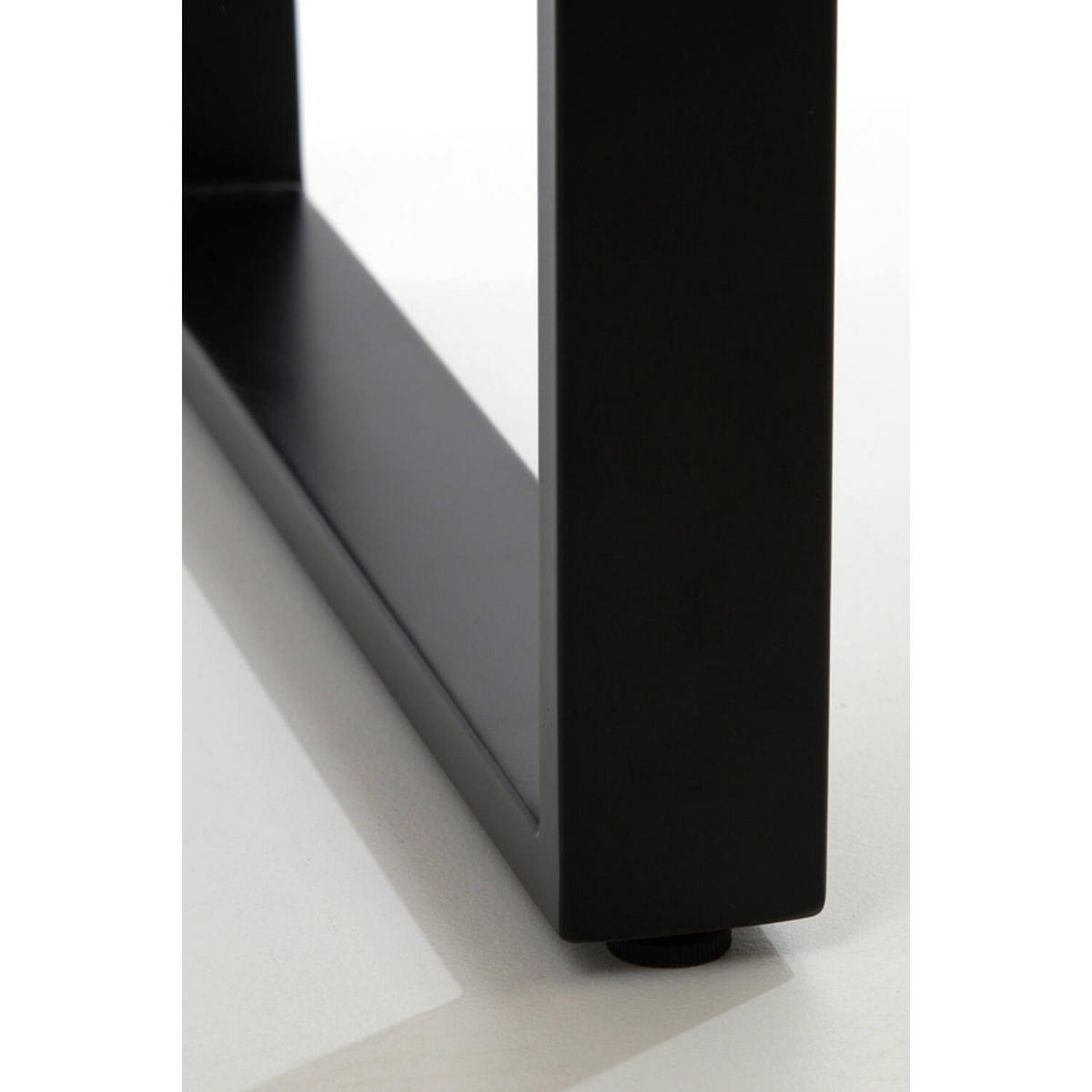 ESSTISCH LEXIE 220x100 cm, Eichenholz, Naturell-Schwarz - Naturfarben, Holz (220/100/76cm) - Light & Living