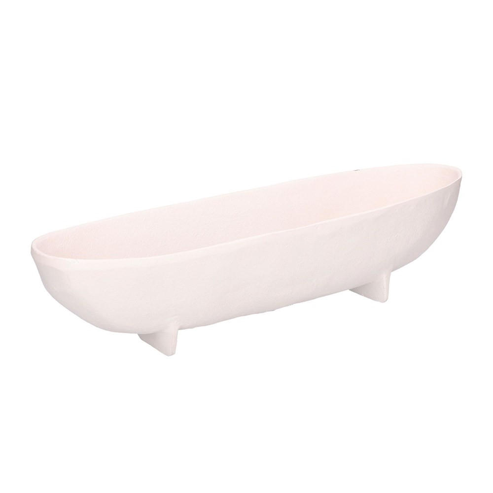 SCHÜSSEL Creme 39/11.5/9.5 cm H327200004 - Creme, Metall (39cm) - Rituali Domestici 
