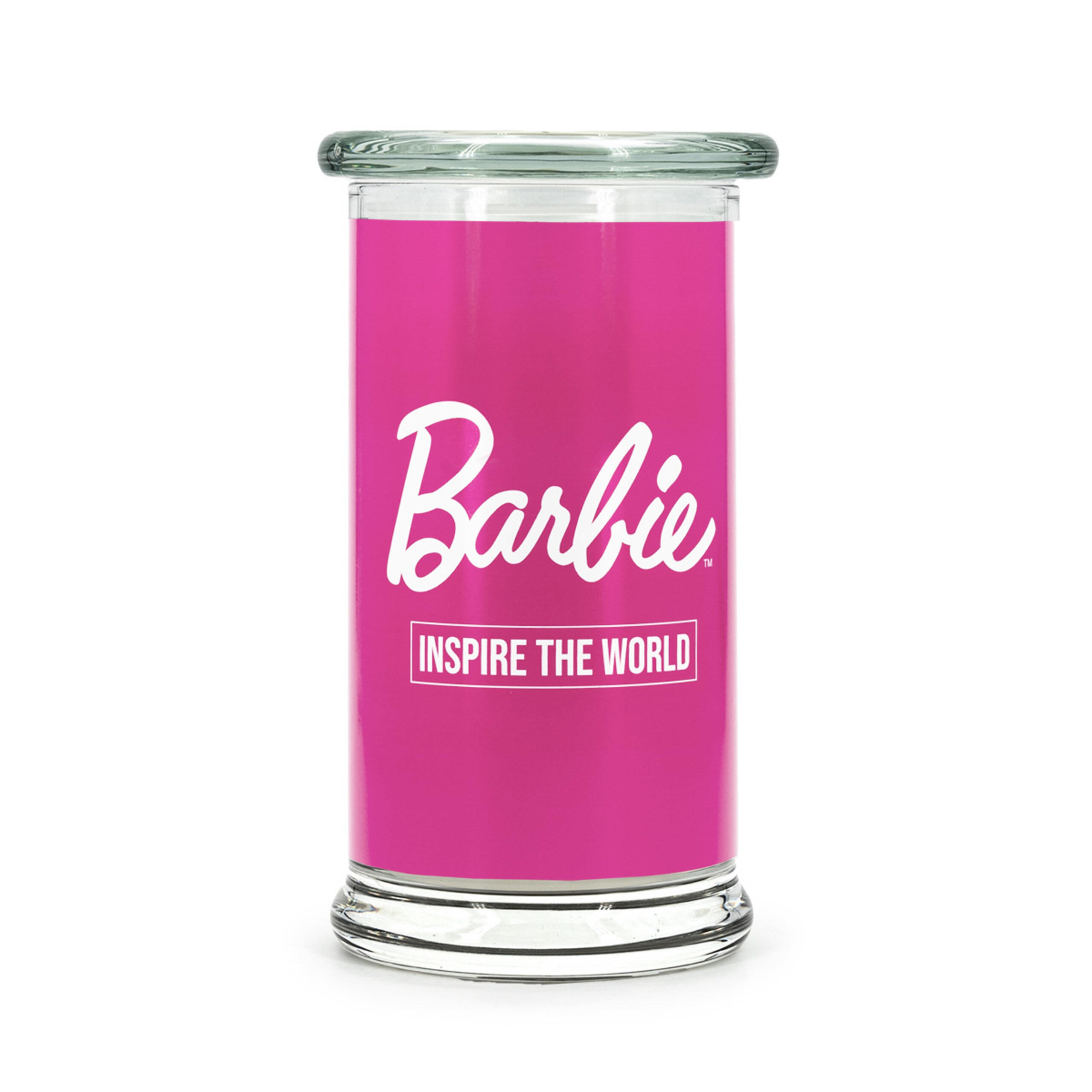 DUFTKERZE Barbie - Pink, Glas/Naturmaterialen (18.1cm)