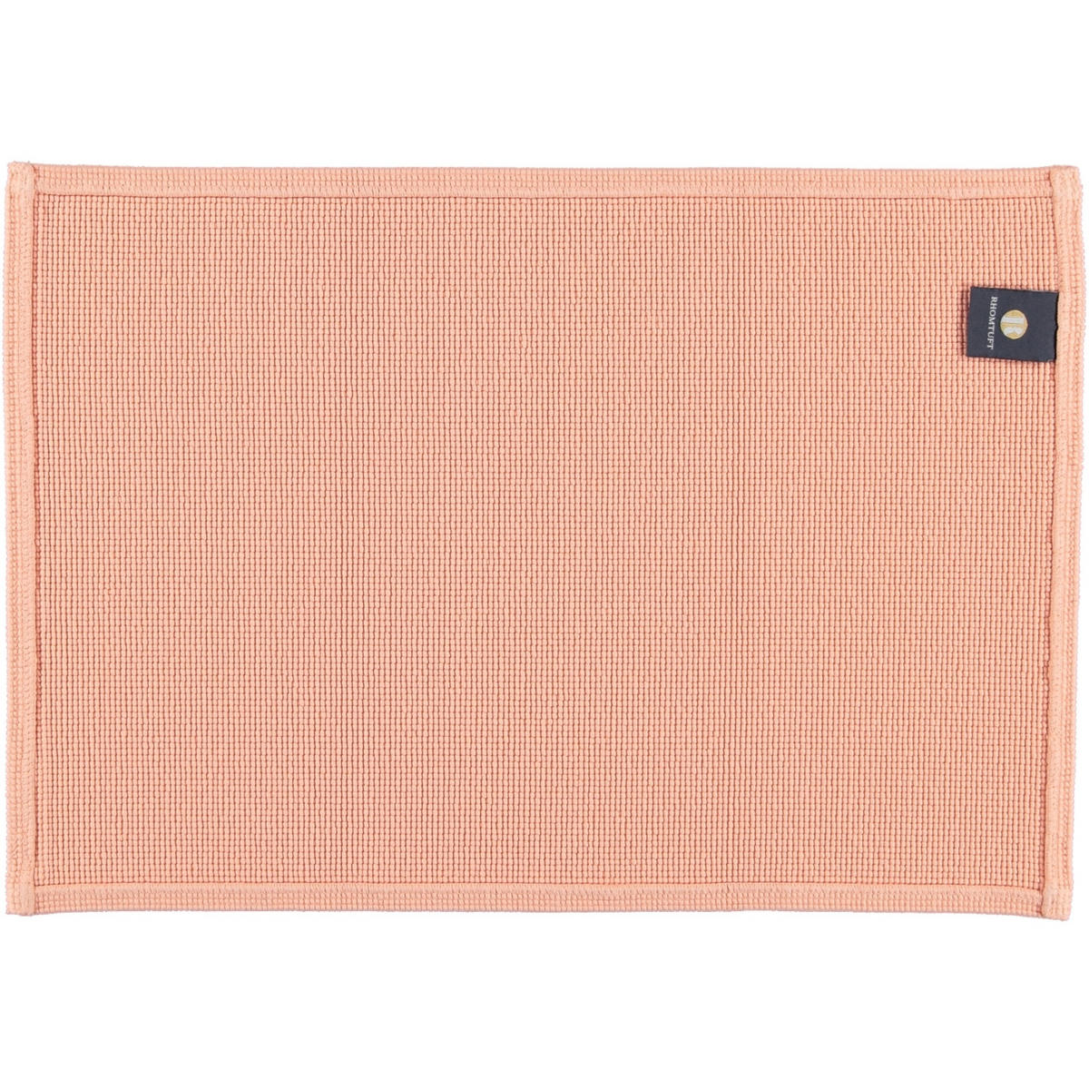 BADEMATTEN PLAIN PEACH - 405 - Orange, Textil (50/70cm) - Rhomtuft