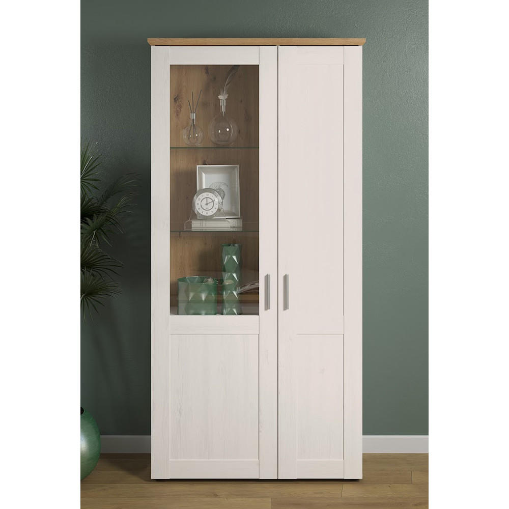 VITRINE Shade Pinienfarben - Pinienfarben, Holzwerkstoff (95/195/38cm) - Trendteam