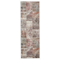 TEKAŠKI preproga George večbarvna/rjava 80x240 cm - večbarvno/rjava, umetna masa (80/240cm) - benuta