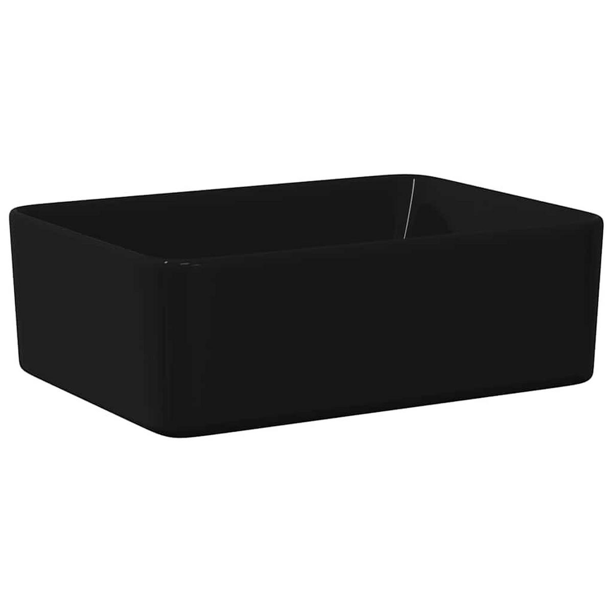 WASCHBECKEN Lancaster 40/30/13 cm - Schwarz, Keramik (40/13/30cm) - Nettlife