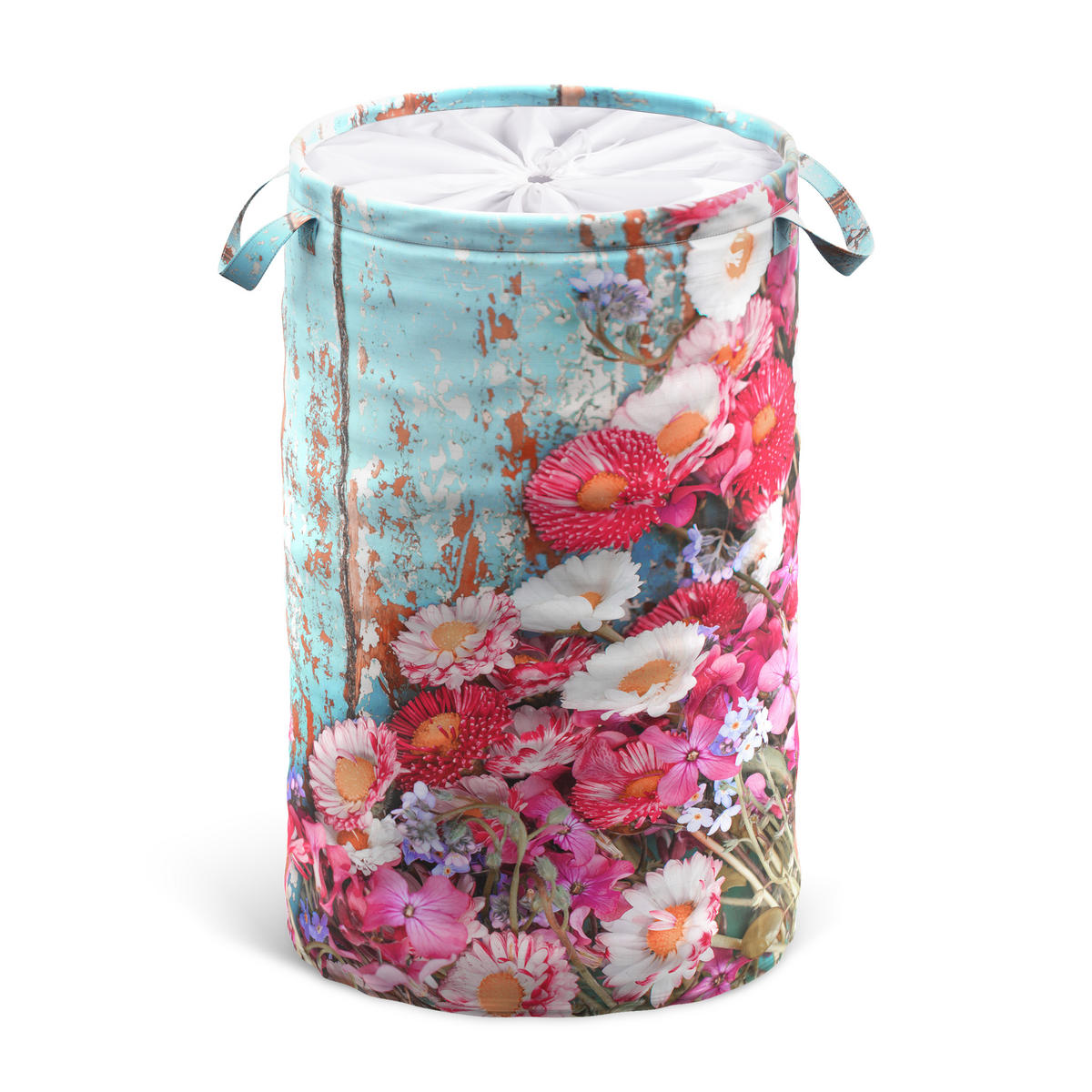 WÄSCHEKORB Spring - Pink, Textil (37/55/55cm) - Sanilo