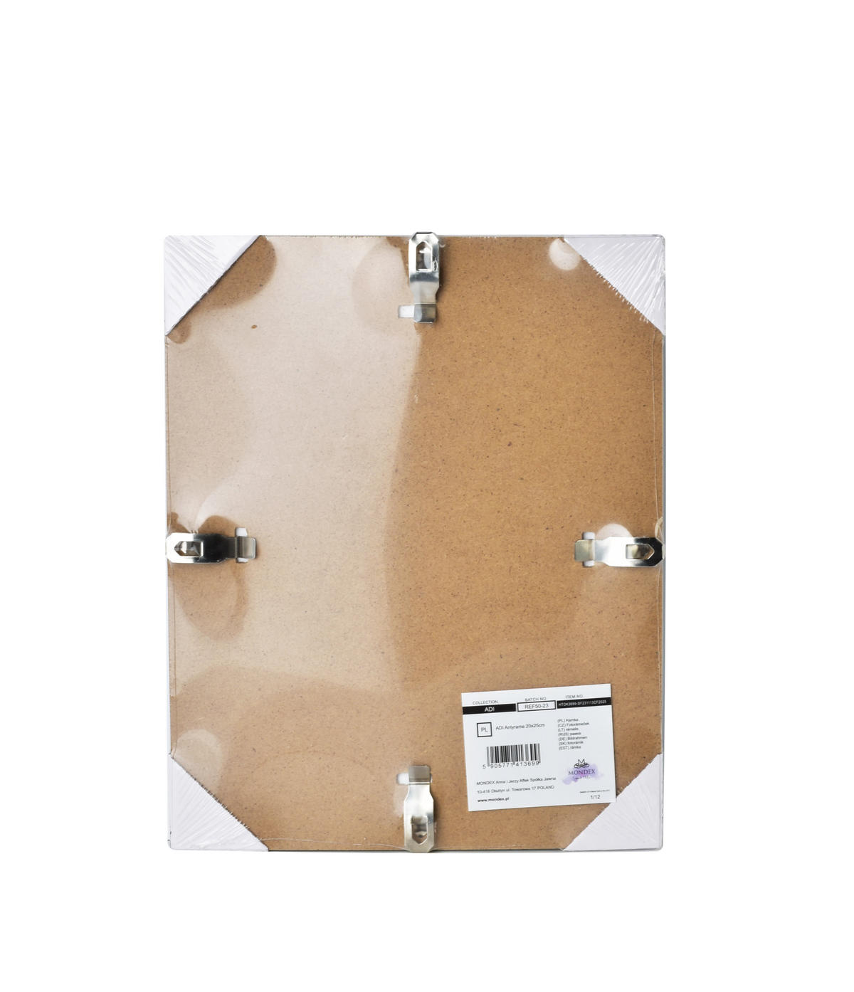 CLIPRAHMEN Adi Transparent 25/20/1 cm Glas - Transparent, Glas (20/1/25cm) - Mondex