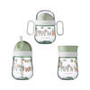 TRINKLERNBECHER Mio Little Farm 3er Set - Grün, Kunststoff (0.001L) - Mepal