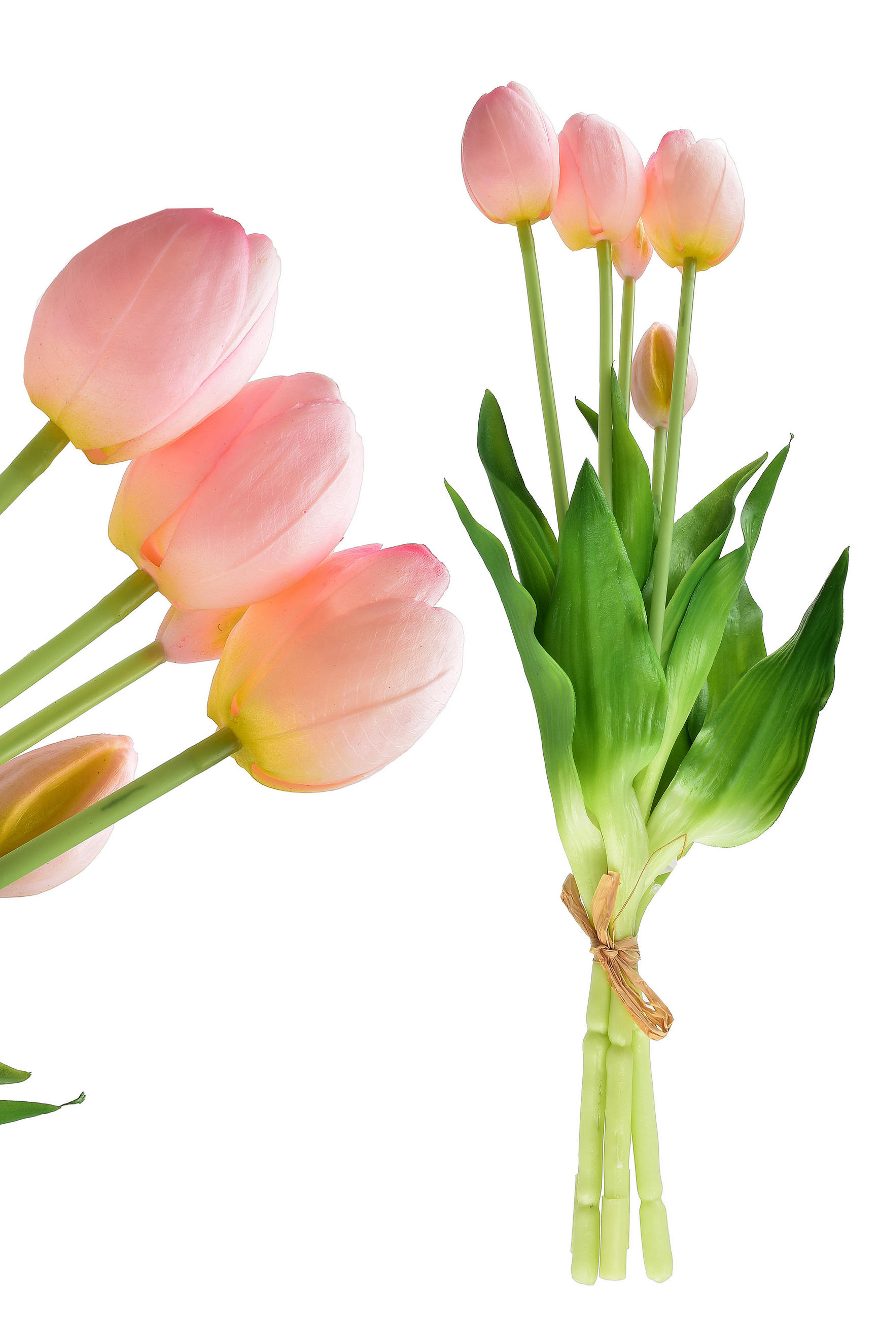 KUNSTBLUME Virdis Tulpen Rosa 40/40/40 cm Kunstoff - Rosa, Kunststoff (40cm) - Mondex