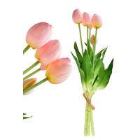 KUNSTBLUME Virdis Tulpen Rosa 40/40/40 cm Kunstoff - Rosa, Kunststoff (40cm) - Mondex