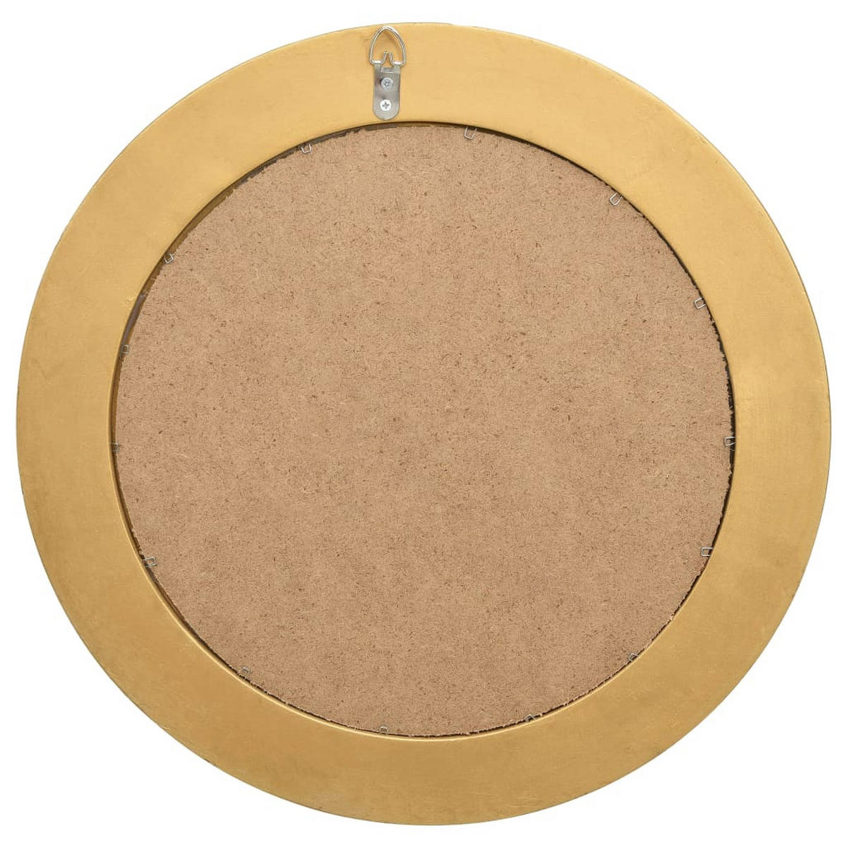 WANDSPIEGEL im Barock-Stil 50 cm Golden - Goldfarben, Holz (50/50/1cm) - furnicato