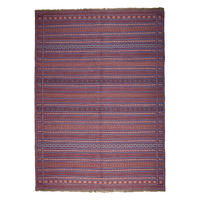 KELIM-TEPPICH handgewebt Kordi Violett 238/170 cm Schurwolle - Violett, Textil (170/238cm) - Looma