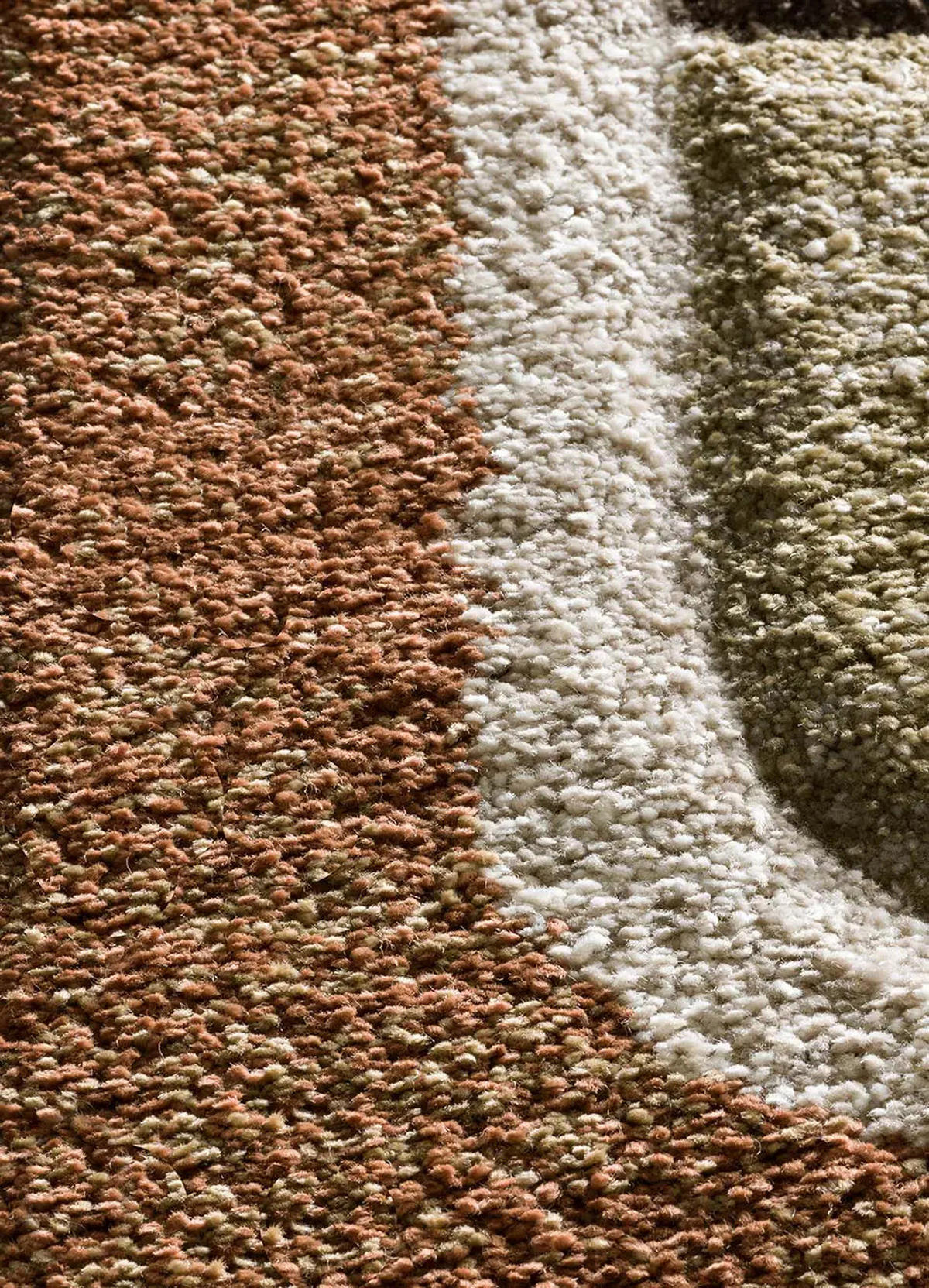 HOCHFLORTEPPICH Beige / Braun Teva 133/190 cm - Braun, Textil (133/190cm) - Atticgo