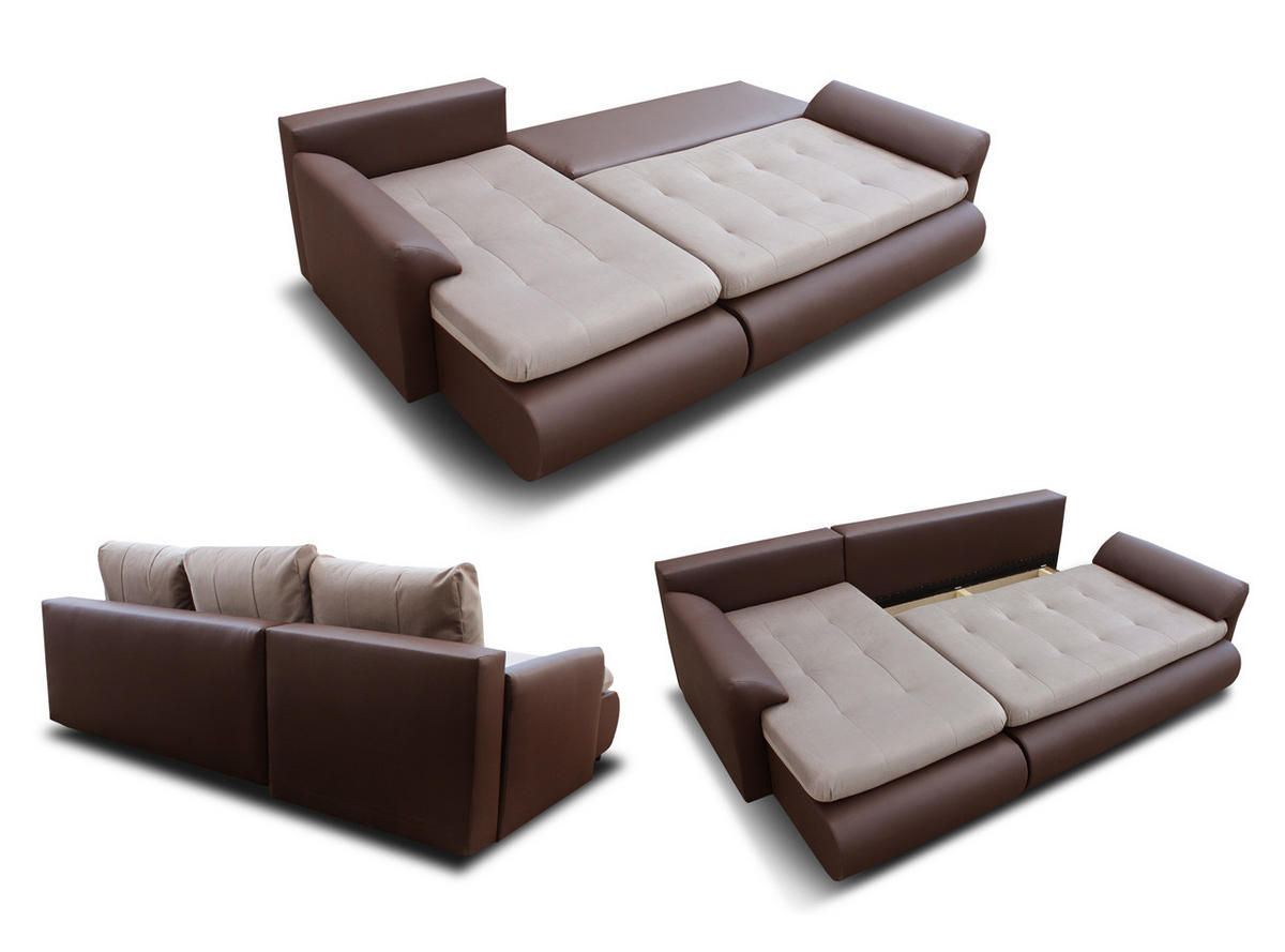 ECKSOFA Santi, Seite: Rechts - Schwarz/Grau, Holz/Textil (226/152cm) - Sofnet