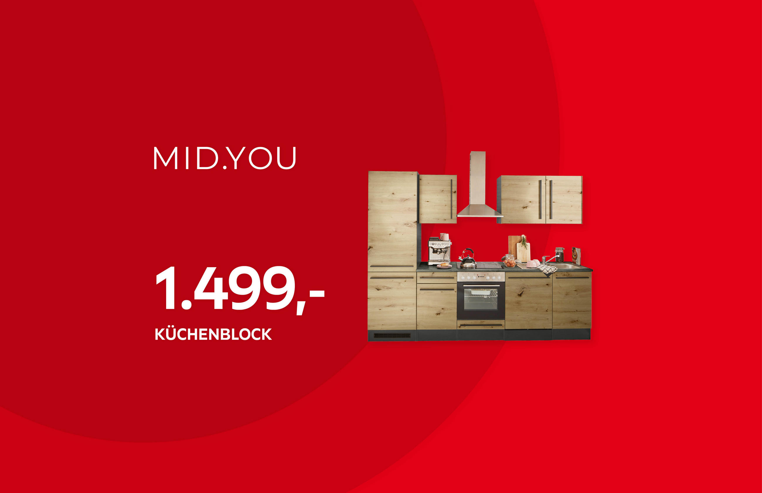 MID.YOU KÜCHENBLOCK 1.499,-